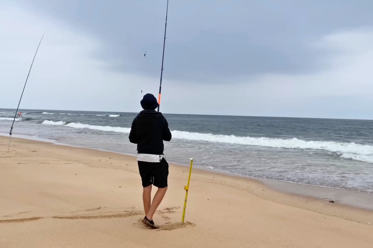 Cannes à surfcasting