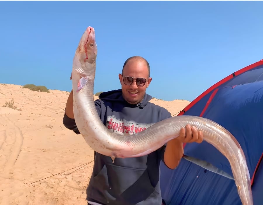 Radja Othmane — مدرسة الصيد بالقصبة — expert surfcasting Maroc