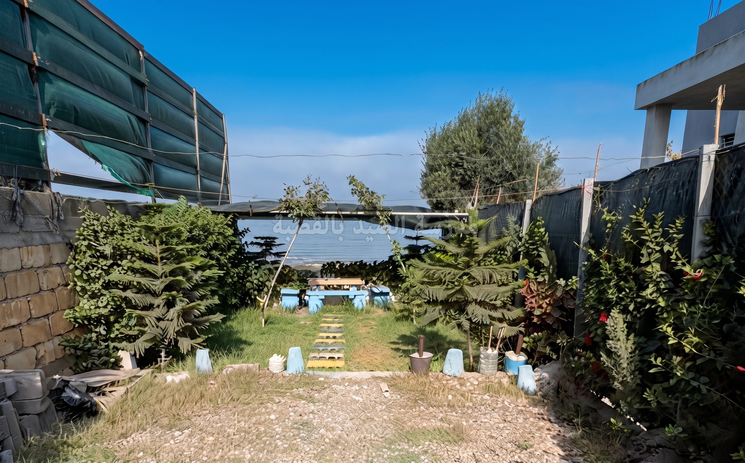 Jardin vue mer